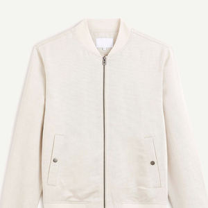 Chaquetas de hombre de bombardero personalizadas de alta calidad, venta al por mayor, nuevo estilo de diseño con decoración de bolsillo con cuello levantado, chaqueta de gran oferta para hombre - Product Image 6