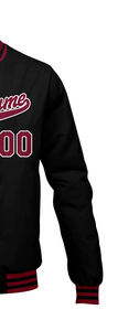 Custom <b>Varsity</b> <b>Jacket</b> MCACVJ-41 Warm Wool with Stand Collar Embroidered Logo Front Breathable Windproof for Summer Sports Teams - Product Image 6