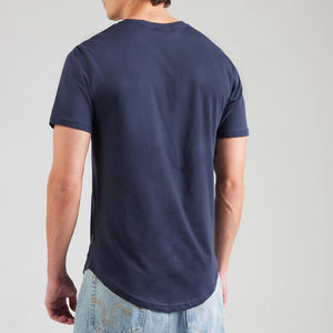 T-shirts pour hommes en coton 100% respirant à séchage rapide, design tendance, vêtements décontractés de haute qualité, coupe ample, 220g, couleur unie - Product Image 5