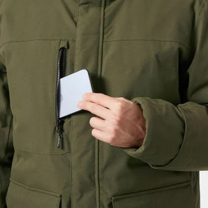 Chaquetas Bomber de Invierno de Alta Calidad, Fabricación Personalizada, Chaqueta Larga para Hombre, Chaqueta Bomber Acolchada para Exteriores - Product Image 5