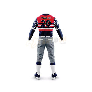Uniforme personnalisable de baseball et softball pour hommes nouvelle équipe maillot et pantalon de club ensemble pour jeunes uniformes vierges de sublimation en gros - Product Image 3