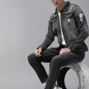 Chaqueta Vaquera para Hombre, Elegante, Ligera, Ropa de Abrigo de Invierno, Estilo Vintage Informal, Ropa de Calle Diaria, Impermeable, Personalizable - Product Image 3