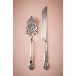Vajilla moderna para servir pasteles, elegante cuchillo para servir postres de Metal de acero inoxidable, utensilios de fiesta para bodas, cortador de repostería de cocina - Product Image 2