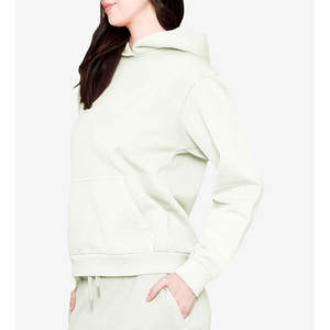 Sudadera clásica con capucha Mujer Sudadera con capucha informal Manga larga Jersey ligero Oversized Heavyweight Plain in Hoodies Sudadera - Product Image 3