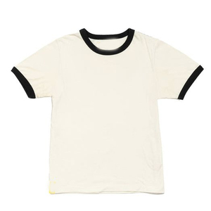 Ringer Camisetas personalizadas Camisetas de algodón para hombres Camisetas de manga corta de gran tamaño Unisex Casual Loose Solid Basic Tee Tops Ringer Camisetas - Product Image 3