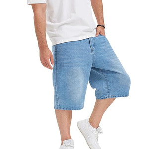 OEM Manufacturer of Custom Straight Vintage Denim Shorts for <b>Men</b> Women Formal Style Colored Wash Summer Fashion Streetwear - Product Image 2