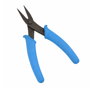 Alicates de Punta Plana Estrecha de Acero Inoxidable de 5.5 Pulgadas para Joyería, Mango Antideslizante, Herramienta de Agarre Preciso para Abalorios y Alambre - Product Image 1