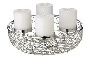 Candelabro de Metal de Diseño con Tallado Artístico que Brinda un Estilo Elegante y una Iluminación Decorativa a los Interiores del Hogar - Product Image 3