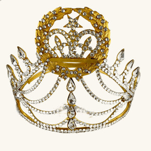 Placa masónica Masonic OES Matron Crown Chapado en plata con estrella inferior de alta calidad y corona Grand Worthy de punto superior 2025 - Product Image 5