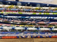 Parches estampados de bloque de mano indio chatarra 25*25 cm Paquete de tela chatarra flores de algodón restos de tela parches de algodón cuartos gordos