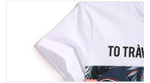 Camiseta con capucha para gimnasio para hombre, manga corta, logotipo personalizado, colores personalizados, secado rápido, ecológico, transpirable, poliéster/algodón - Product Image 3