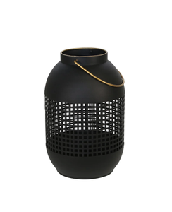 โคมไฟและขวดเทียนเหล็กแกะสลักบ้านตกแต่งห้องนั่งเล่นเชิงเทียนโลหะผู้ผลิตขายส่ง - Product Image 1