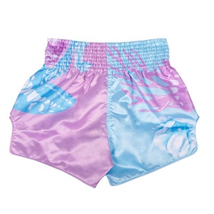 Shorts de boxe athlétiques durables, légers, en satin respirant, vêtements d'entraînement pour hommes. - Product Image 2