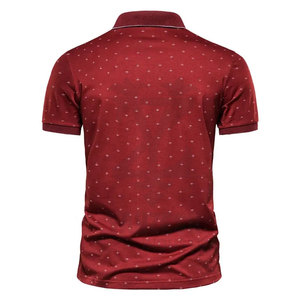 ผ้าถักคุณภาพสูง OEM สำหรับเสื้อเชิ้ตผู้ชาย ผลิตจากผ้าฝ้าย/ใยไผ่ ระบายอากาศได้ดี แห้งเร็ว พิมพ์ลายทั่วผืน  รับสกรีนโลโก้ตามแบบ - Product Image 3