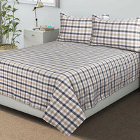 Ensemble de draps de lit King Size en coton 100% au design classique, literie douce de qualité supérieure à prix de gros