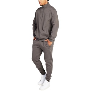 2025 Men's Zip-up <b>Athletic</b> Sweatsuit Comfortable Fit Custom Fashionable for Casual Wear Competitive Price Plus Size Eco-Friendly - Product Image 3