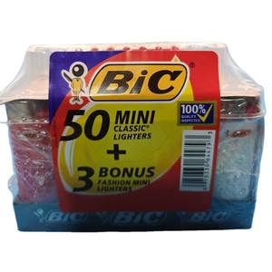 Briquet à jet en plastique classique J6 MAXI en couleurs unies, lot de 50+3 - Product Image 1