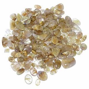 Vente en gros de pierre rutile naturelle dorée Cabochon en vrac Mélange de pierres précieuses en forme de bijoux en rutile Pierre précieuse de qualité - Product Image 3