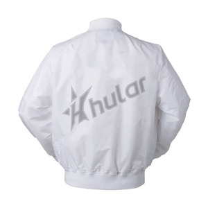 OEM Men's Cropped Vintage Winter <b>Baseball</b> <b>Bomber</b> <b>Jacket</b> Stand Collar Custom Embroidered Logo Street Style Nonwoven Weaving - Product Image 4