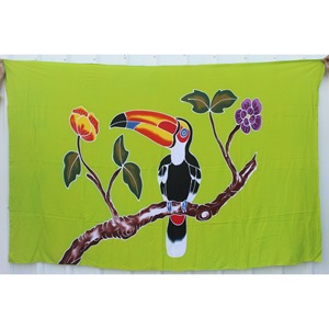 Pareos Hawaianos Pintados a Mano 100% Rayón de Alta Calidad, Ropa de Playa Personalizada al por Mayor, Cubierta para las Islas del Pacífico Asiático HPGU041-01-200 - Product Image 1