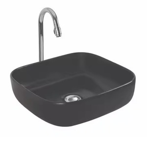 อ่างล้างหน้าบนโต๊ะสี่เหลี่ยมอ่างล้างมือในโรงแรมหรูหราอ่างล้างมือเซรามิกหินอ่อน - Product Image 6