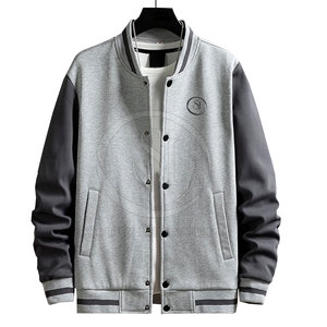 Haute qualité hiver Letterman haut laine veste nouveauté High Street Style avec col montant Service OEM disponible - Product Image 1