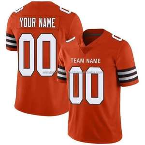 Uniforme de football américain personnalisé de qualité unique en gros, sublimation, haut à séchage rapide, nouveau style uniforme de football américain - Product Image 3