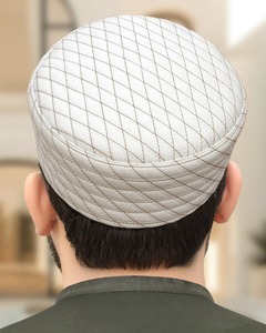 Traditional Muslim Men's Waterproof Adjustable Cap Fine Stitched Surface for Religious Wear Outdoor Daily Namaz Sports Casual - Product Image 2