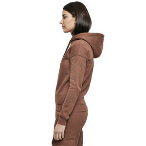 Ensemble de survêtement personnalisé uni avec logo de haute qualité ensemble de pantalons de survêtement et sweat à capuche coupe régulière pour femmes ensemble de pantalons de survêtement et de sweat à capuche en coton - Product Image 2