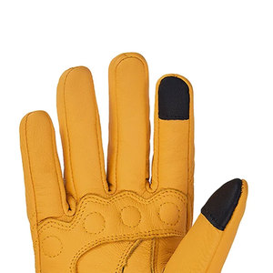 Guantes de carreras de cuero de primera calidad/Guantes de carreras de cuero de vaca de ajuste cómodo - Product Image 4