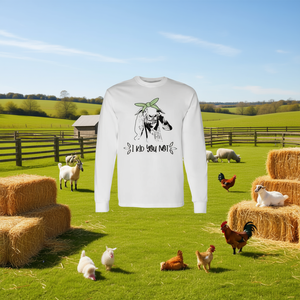 Camiseta de Manga Larga para Niños con Temática de Granja y Zoológico, Regalo Promocional para Agricultores y Amantes de los Animales - Product Image 2