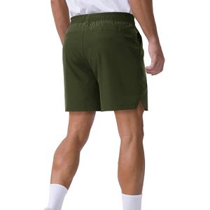Vente en gros de shorts de sport décontractés pour hommes pour l'extérieur logo personnalisé poids léger taille moyenne motif solide avec poches - Product Image 4