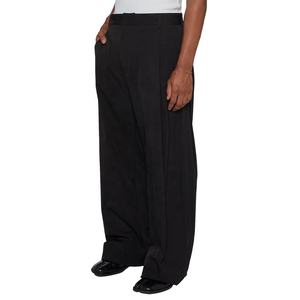 Pantalones holgados con logotipo personalizado para hombre, pantalones holgados de pierna ancha de Hip Hop, ropa de calle, ropa cómoda de moda - Product Image 3