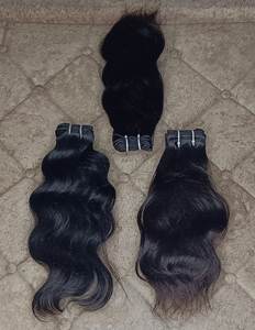 Extensions de cheveux indiens Remy de haute qualité de 12 pouces Extension de cheveux de qualité supérieure Natural Wave - Product Image 2