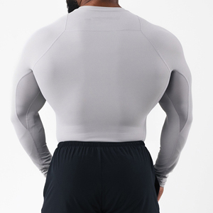 Camiseta de Compresión Deportiva Sublimada con Logotipo Personalizado para Hombre, Camiseta de Compresión para Gimnasio, Camiseta de Compresión para Entrenamiento, Camiseta de Compresión para MMA - Product Image 3