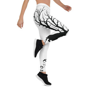 Leggings Deportivos de Cintura Alta para Mujer, Ajustados, Antibacterianos, Sin Costuras, Diseño de Sublimación en Spandex/Poliéster - Product Image 4