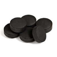 Charbon de bois de shisha en coquille de noix de coco de haute qualité en forme de cube cylindrique comprimé et bâton hexagonaux pour l'utilisation de narguilé