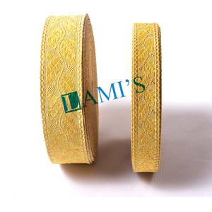 OEM-prenda de vestir LITURGICA, cinta trenzada de galón, adorno de encaje, lentejuelas, decorada, alambre dorado, ropa trenzada - Product Image 1