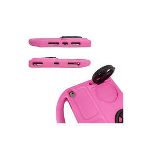 Étui pour tablette iPad 10,2 pouces Netzy avec roulettes, étui de protection en TPU et silicone EVA avec support à roulettes, rouge, compatible avec la marque Pro - Product Image 2