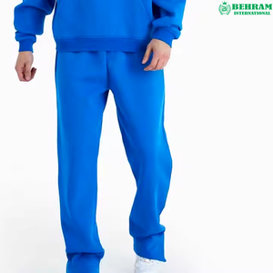 ขายส่งชุดวอร์มเด็ก Behram International แบบเรียบ 2 ชิ้น ชุดแทรคสูท ยูนิเซ็กซ์ ผ้าฟลีซ 100% ผ้าฝ้าย เสื้อฮู้ดฤดูใบไม้ร่วง กางเกงจ็อกเกอร์ - Product Image 5