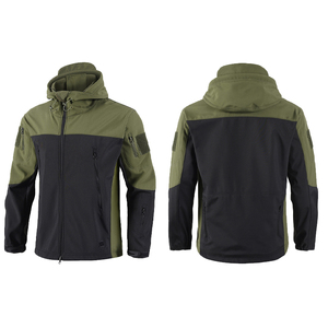 Chaqueta Cortavientos de Invierno Ligera, Impermeable y Transpirable para Hombre, con Cuello Alto y Logotipo Frontal - Ropa Deportiva para Exteriores - Product Image 2