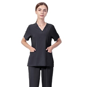 Offre Spéciale pantalons de survêtement à col en V pour femmes uniformes d'infirmière en toile uniformes d'hôpital et ensembles de gommage - Product Image 3
