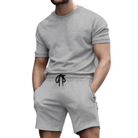 Conjunto de Traje de Verano para Hombre, Personalizable con Logotipo, Transpirable, Informal, de Algodón, Colores Personalizados, Camiseta y Pantalones Cortos para Exteriores, Diseño 3D, Impresión Digital