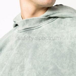 Sudaderas Urbanas para Hombre con Lavado Ácido para Invierno |   Sudadera Extra Grande de Estilo Urbano con Estampado Digital |   Algodón 100% Lavado Vintage |   OEM al por Mayor - Product Image 6