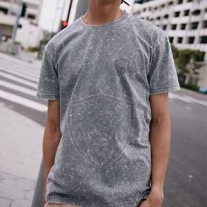 Uso al aire libre Nuevo diseño Hombres Lavado ácido Camisetas Venta al por mayor Ropa de moda Hombres Lavado ácido Camisetas - Product Image 4