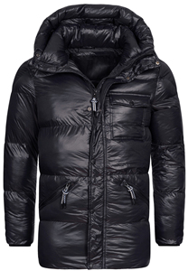 เสื้อโค้ทขนเป็ดน้ำหนักเบาสำหรับผู้ชาย, เสื้อแจ็คเก็ตขนเป็ดแบบสตรีทแวร์สำหรับใส่กลางแจ้ง - Product Image 4