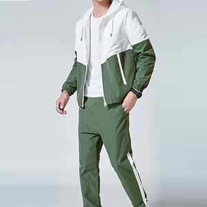 Conjuntos Deportivos Cortavientos de Alta Calidad con Diseño Personalizado al por Mayor, Ropa Deportiva Ligera y Reflectante para Hombre - Product Image 3