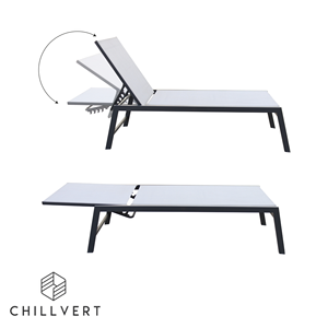 Garden Deck Chair Palermo With <b>Head</b> <b>Rest</b> | Outdoor Chairs | Outdoor Furniture Ready to Ship From Spain - Product Image 4