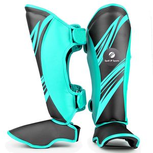Protector de Piernas de Cuero Vacuno Profesional OEM ODM para Boxeo, Muay Thai, Entrenamiento - Product Image 6