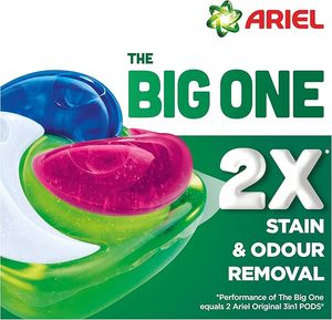 Ariel The Big One PODS, Cápsulas de Detergente Líquido para Lavandería, 4 x 21 Lavados, Color, 2X Eliminación de Manchas y Olores - Product Image 4